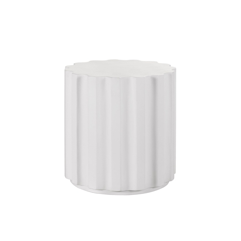 Coastal Living Outdoor – Edisto Side Table – White