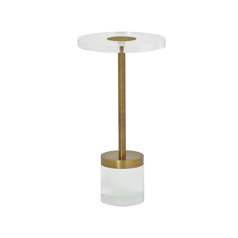 Curated – Deco Martini Table – White