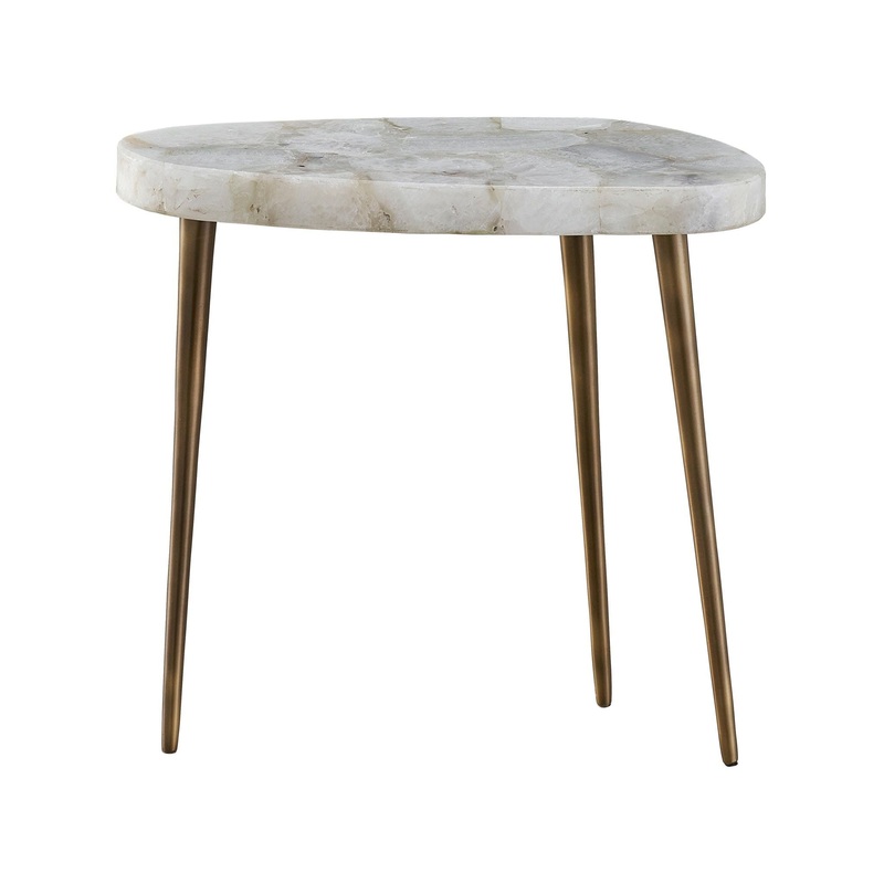 Erinn V x Universal – Fino Short Side Table – White