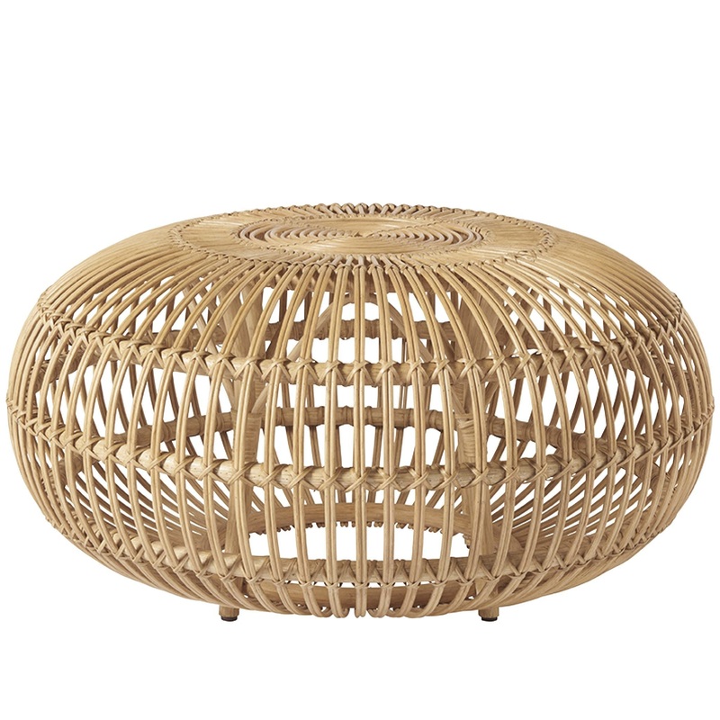 Escape – Rattan Scatter Table – Light Brown