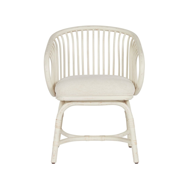 Getaway – Aruba Rattan Chair – White