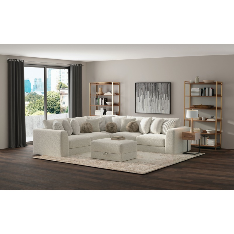 Jazzy – Storage Ottoman – Bone