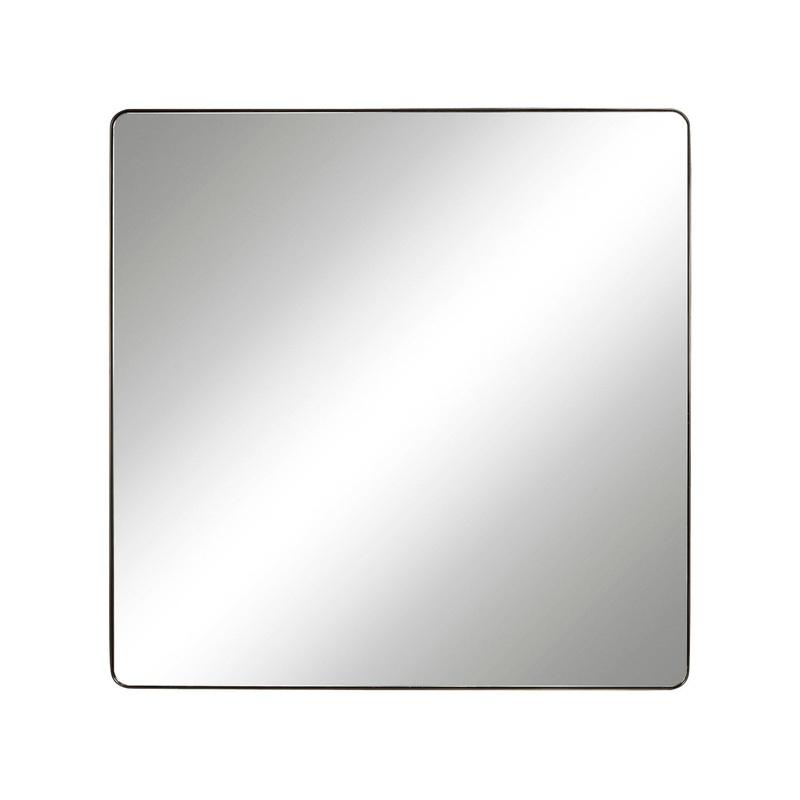 Modern – Accent Mirror|Black|54″W x 2″D x 54″H