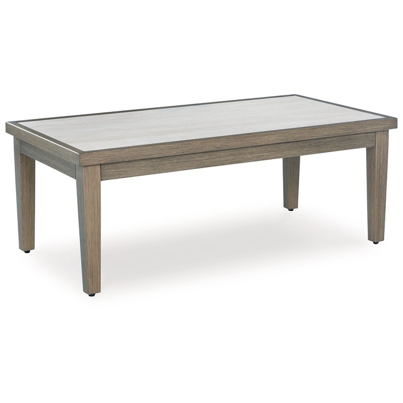 Rainier Ranch – Brown / Beige – Rectangular Cocktail Table