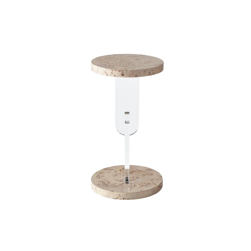 Tranquility – Miranda Kerr Home – Burl Side Table – Light Brown
