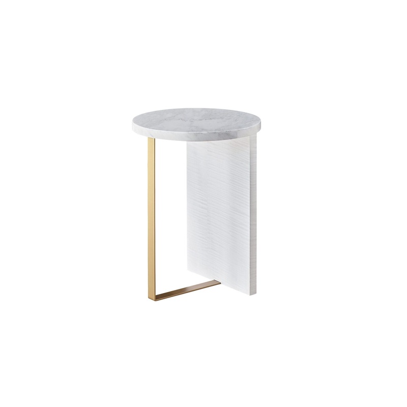 Tranquility – Miranda Kerr Home – Reverie Round Accent Table – White