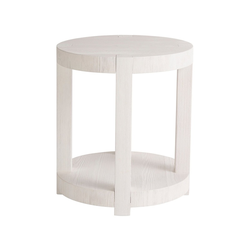 Weekender Coastal Living Home – Hermosa End Table – White