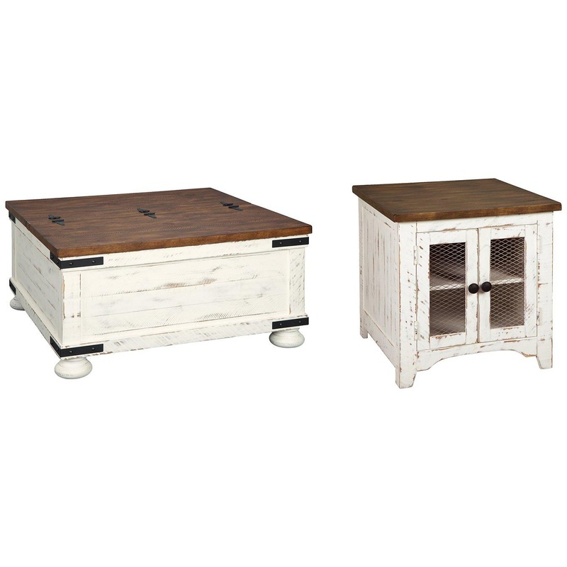 Wystfield Table Set|Cocktail Table/End Table|Cocktail Table/End Table Chair Side