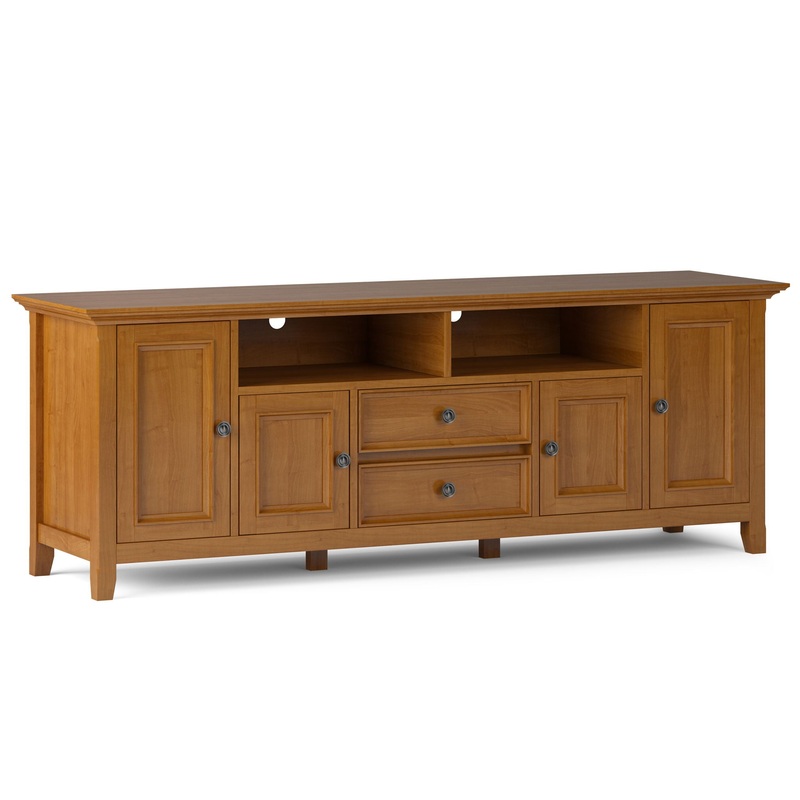 Amherst – Wide TV Media Stand – Light Golden Brown
