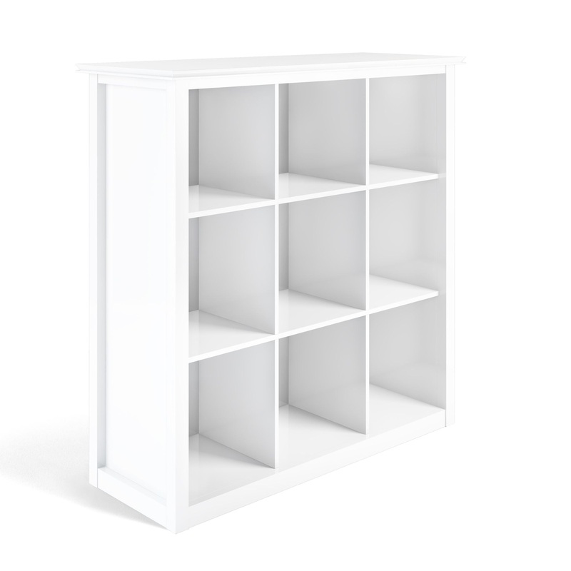 Artisan – 9 Cube Bookcase And Storage Unit – White