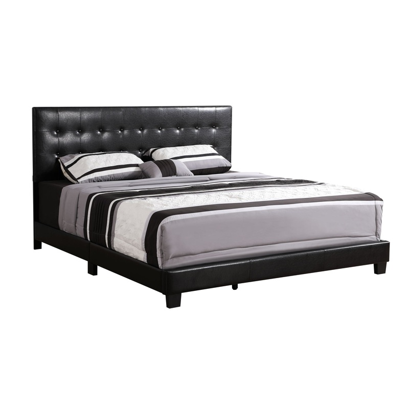 Caldwell – Queen Bed Stylish Contemporary – Black