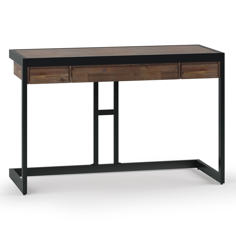 Erina – Small Desk – Rustic Natural Aged Brown