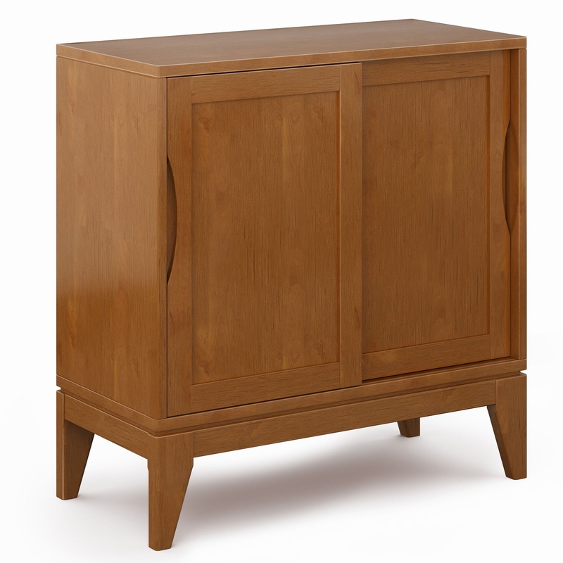 Harper – Low Storage Cabinet – Teak Brown