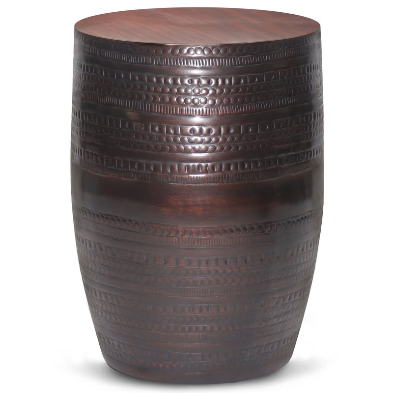 Johnsen – Large Metal Accent Table – Oil Rubbed Bronze