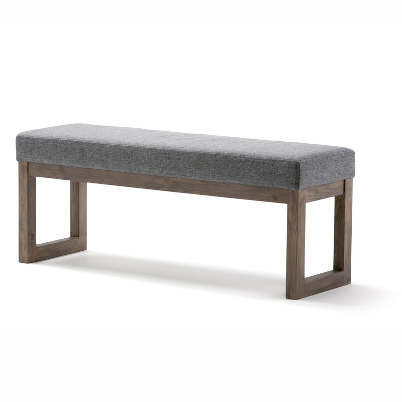 Milltown – Large Ottoman Bench – Gray