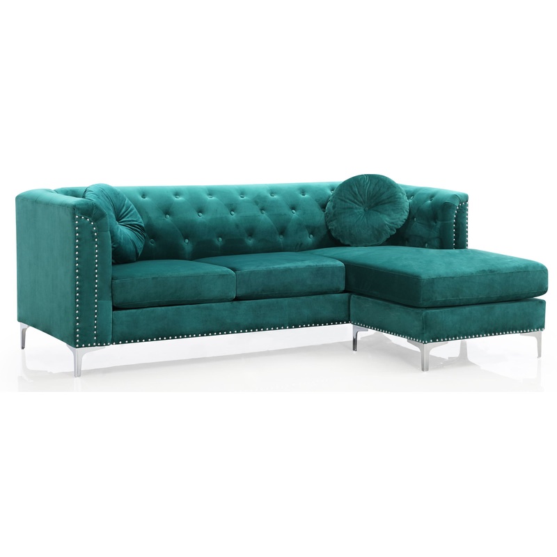 Pompano – Sofa Chaise – Green