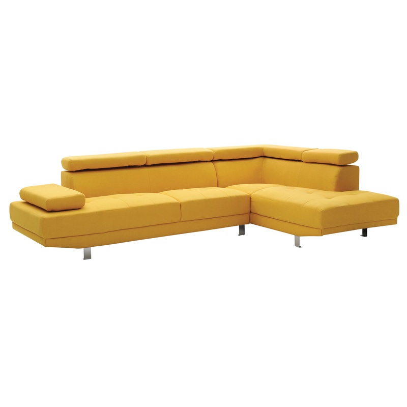 Riveredge – Sectional – Yellow