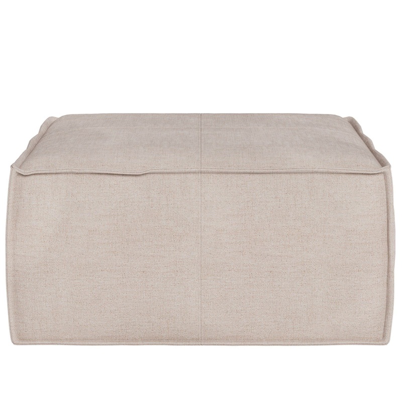 Bottega – Poof Ottoman Large – Special Order – Beige