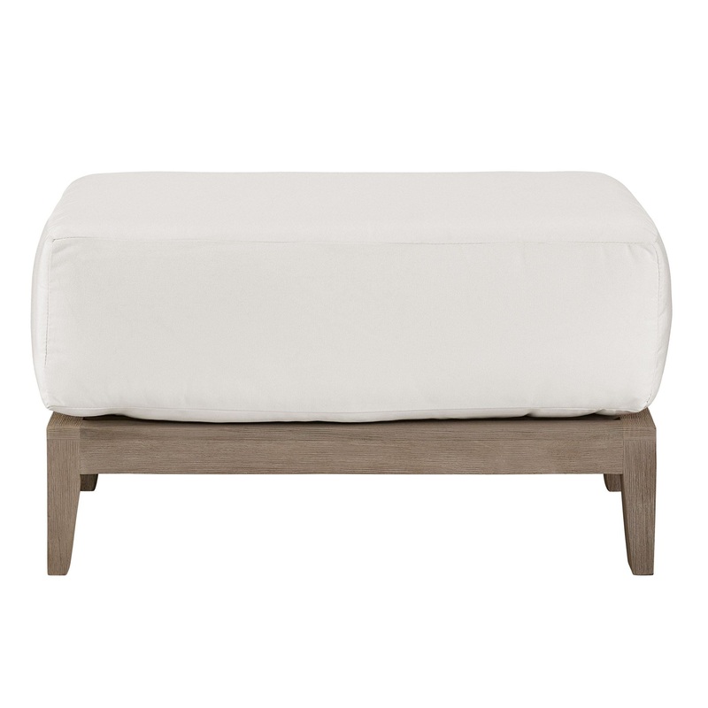 Coastal Living Outdoor – La Jolla Ottoman – Special Order – White