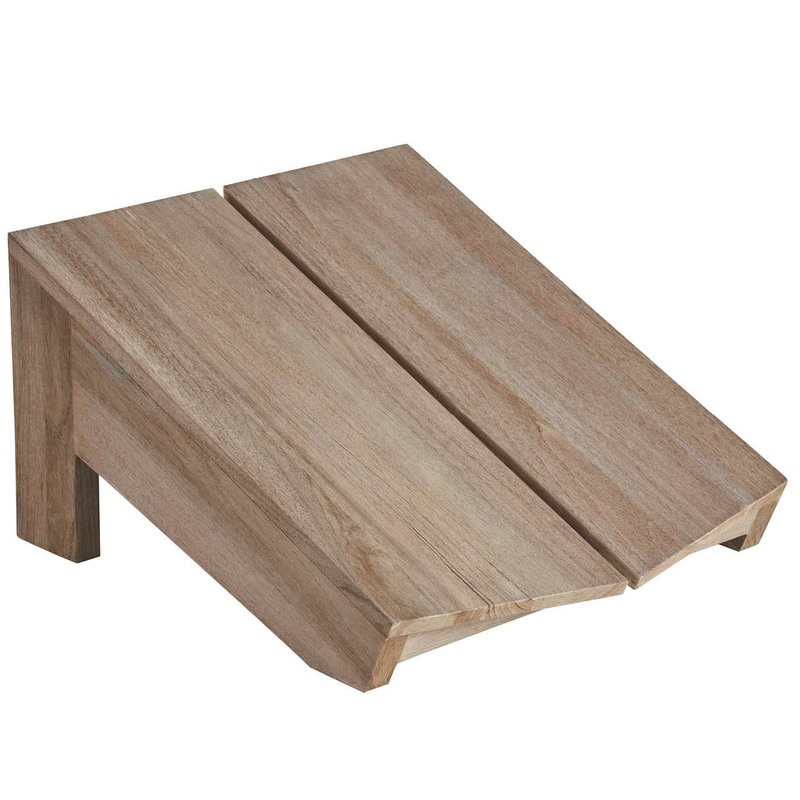 Coastal Living Outdoor – Saratoga Adirondack Ottoman – Light Brown