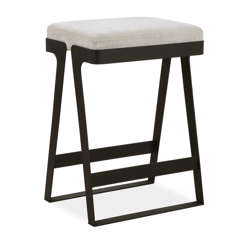 Hover – Iron Counter Stool – Black