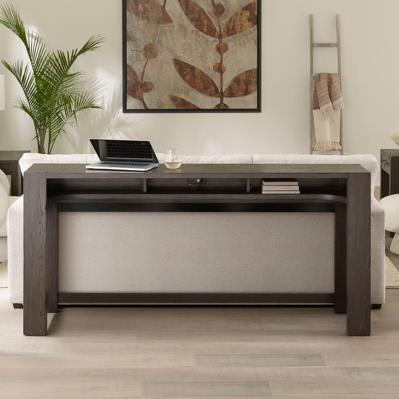 Lennox Hill – Console Bar Table – Light Brown