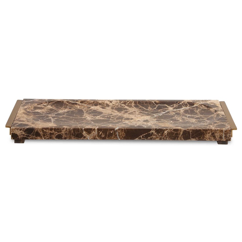 Marble Crest – Tray – Light Brown