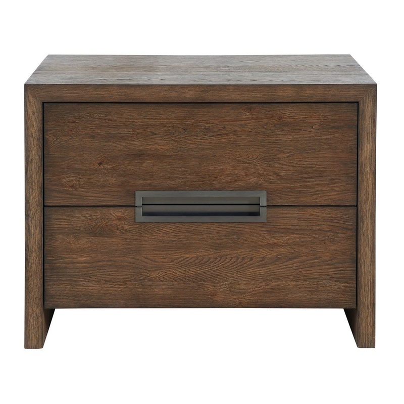 New Modern – Atlas Drawer Nightstand – Dark Brown