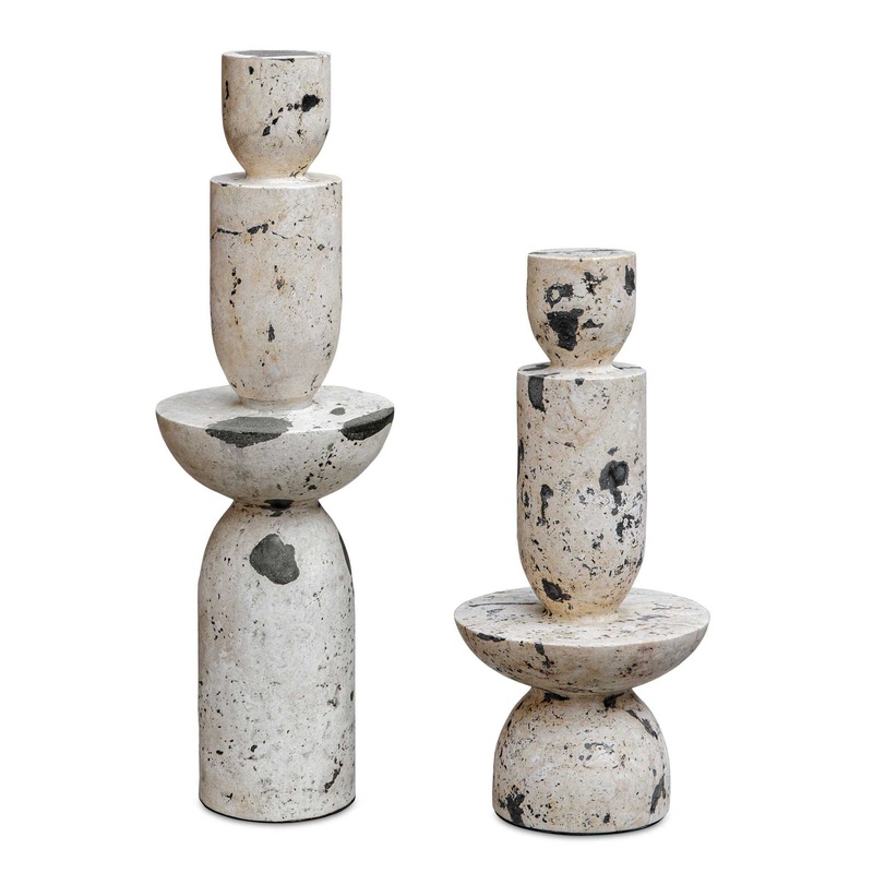 Nouveau – Tower Sculptures (Set of 2) – White