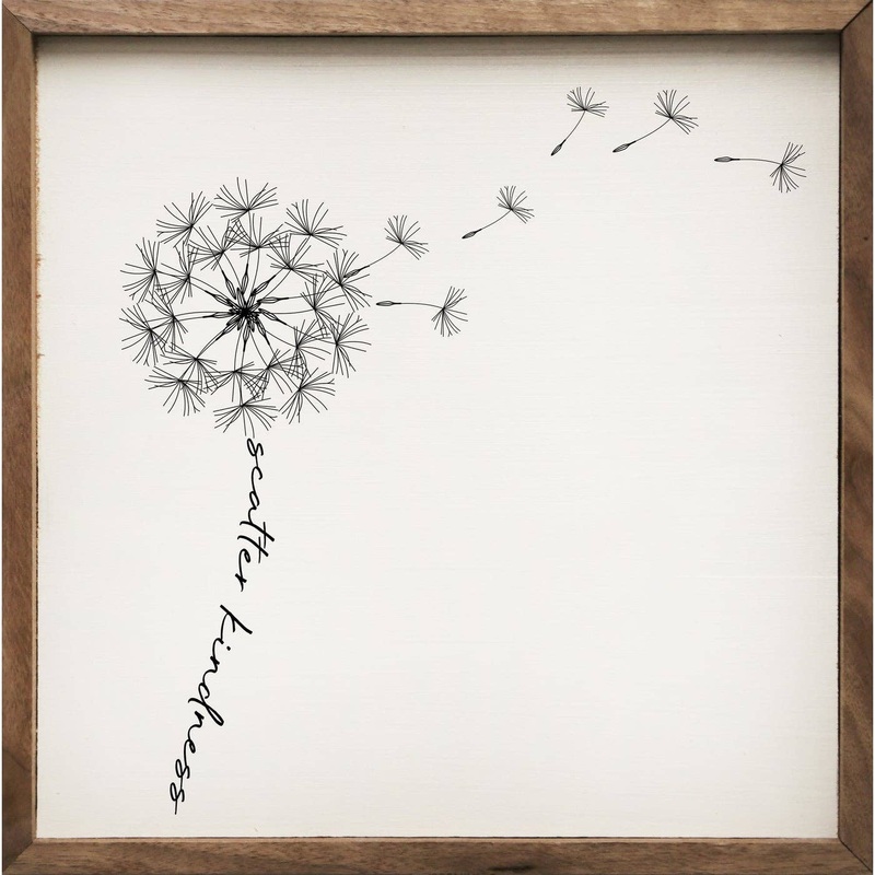 Scatter Kindness Dandelion White