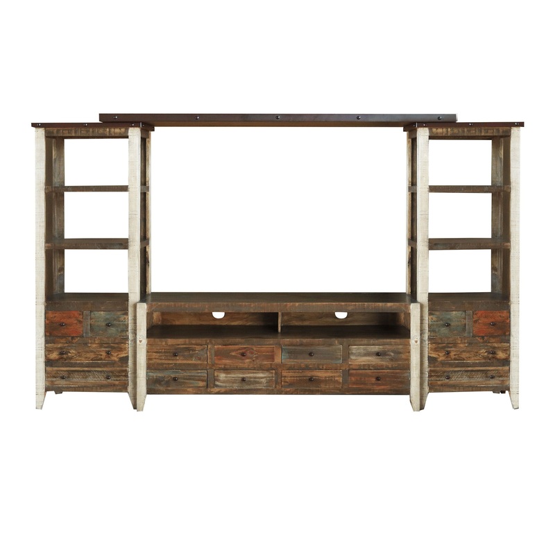 Antique Multicolor – Wall Unit – Light Brown