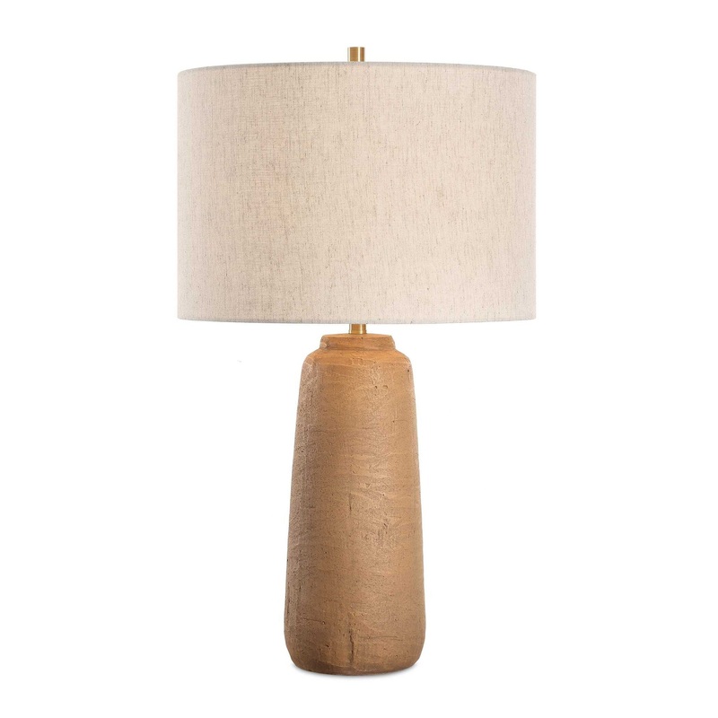 Ayda – Terracotta Table Lamp – Light Brown