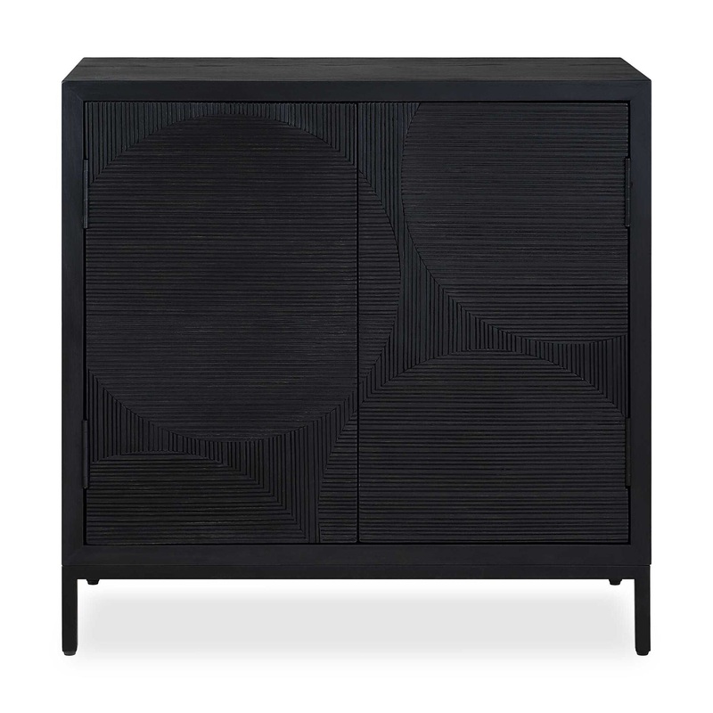 Beswick – 2 Door Cabinet – Black