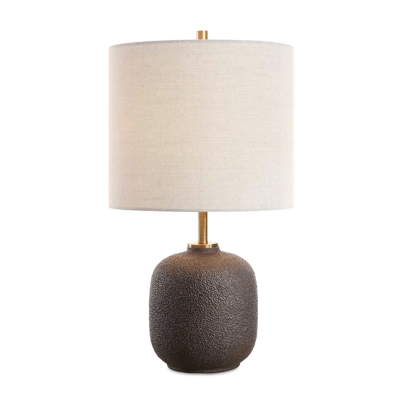 Blacktop – Textured Buffet Lamp – Black