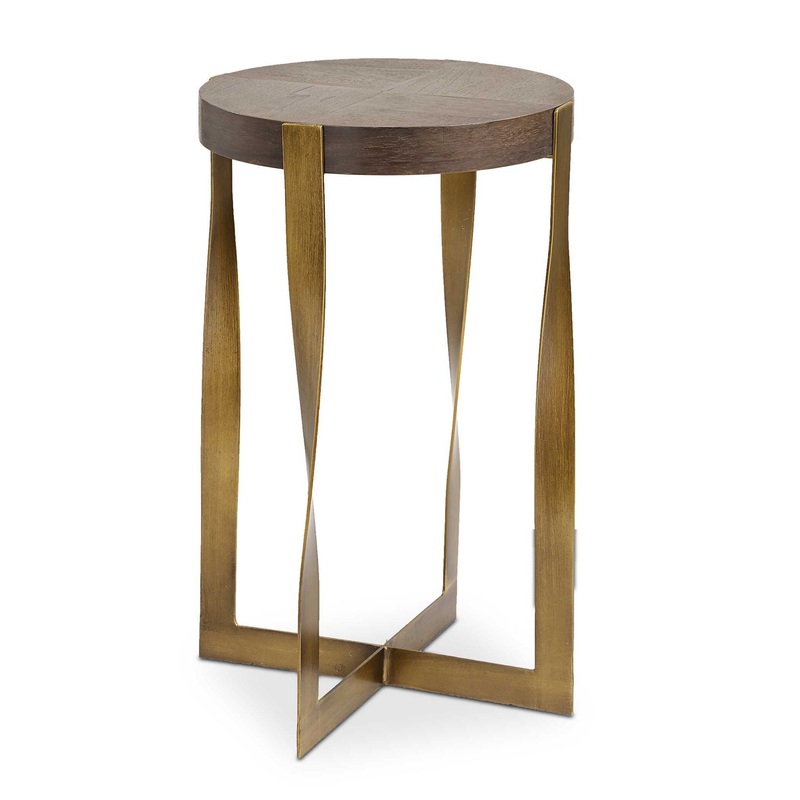 Drew – Brass Accent Table – Bronze