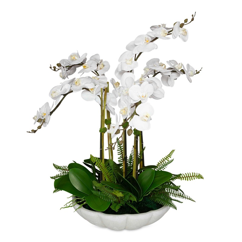 Flourish Orchid – Centerpiece – White