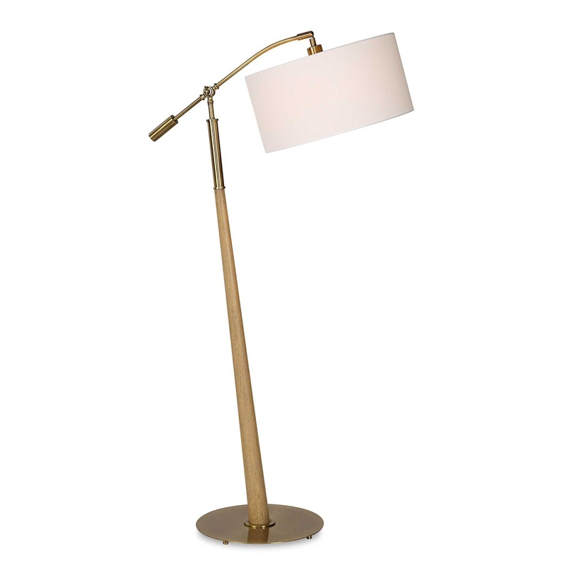 Kennett – Wooden Floor Lamp – Light Brown