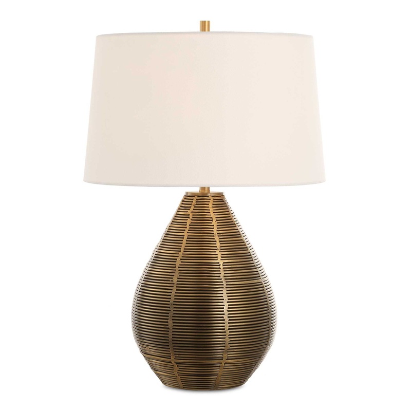 Knowles – Brass Table Lamp – Bronze