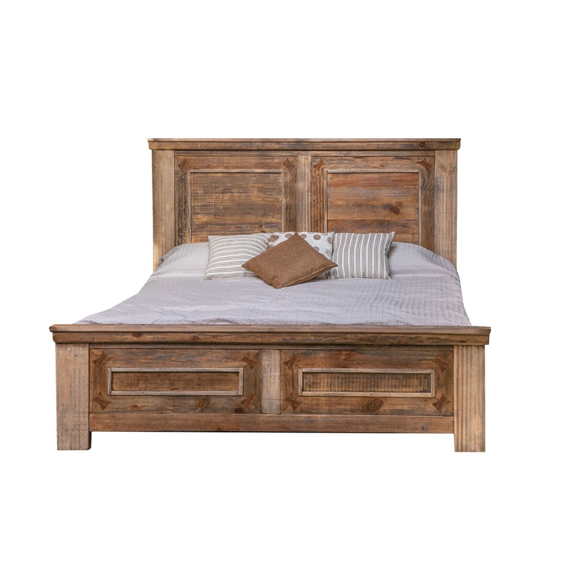 Montana – Panel Bed|Light Brown|California King|King|Queen
