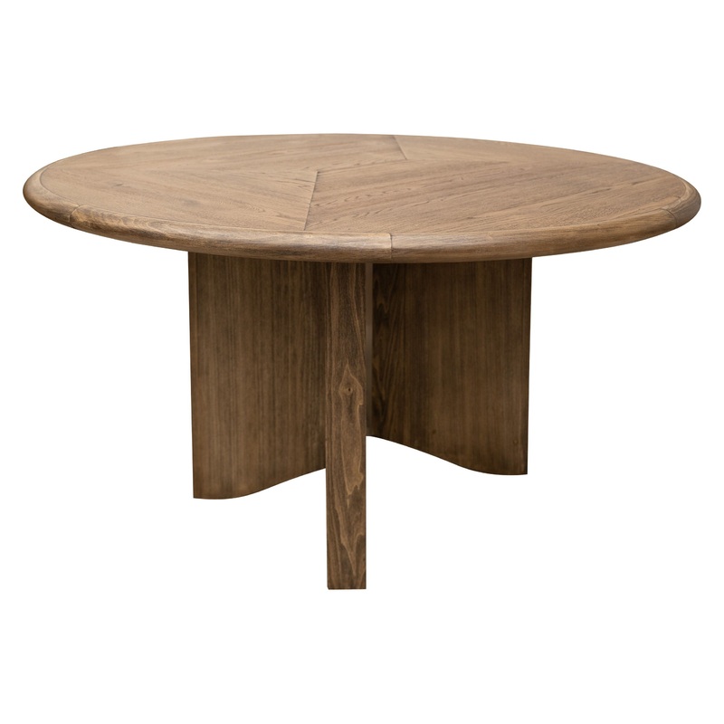 Novus Lodge – Round Table – Walnut Brown