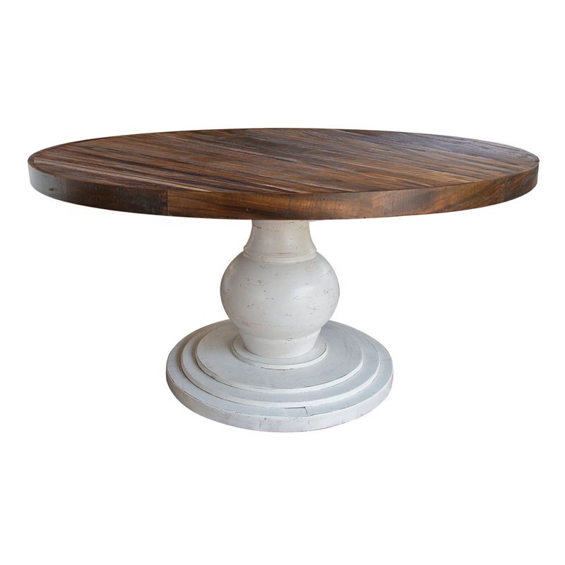 Rock Valley – Dining Table Round – Dark Brown