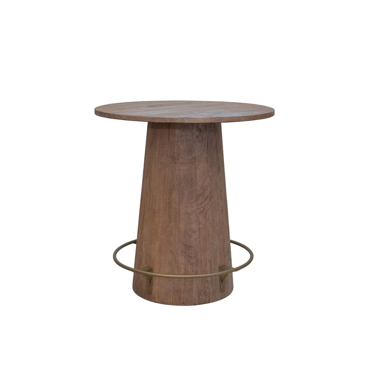 Sahara – Bistro Table – Light Cream / Brown Caramel