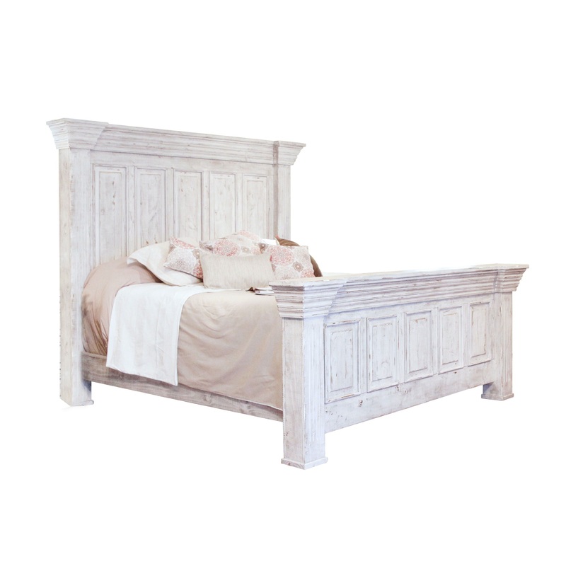 Terra – Panel Bed|White|Dark Brown|Dark Gray|Black|California King|King|Queen