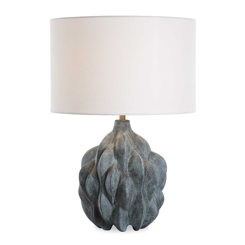 Whitecap – Ceramic Table Lamp – Gray