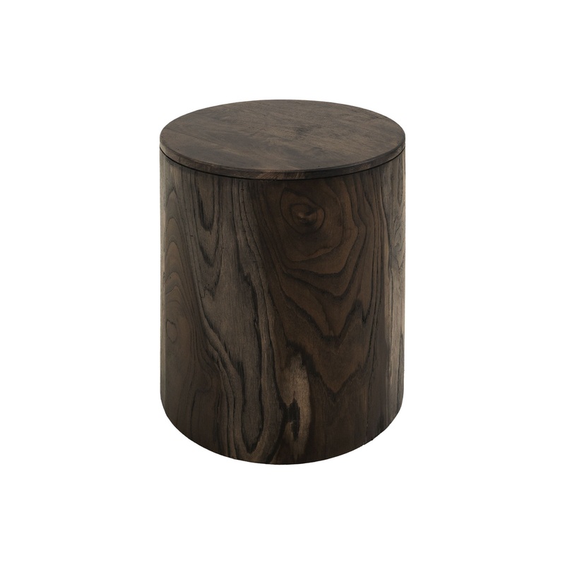Black Balam – Chairside Table – Oil Black
