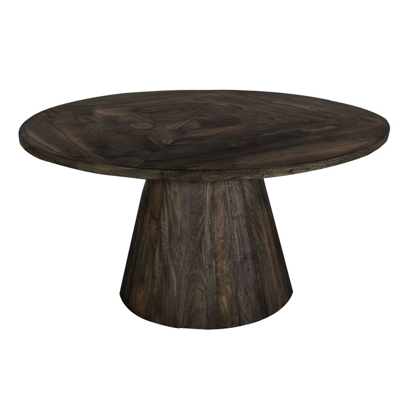 Black Balam – Round Dining Table – Oil Black