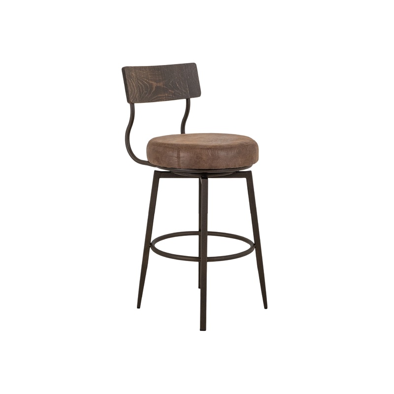 Castana – Barstool|Light Brown|Counter Height (24″-27″)|Bar Height (28″-30″)