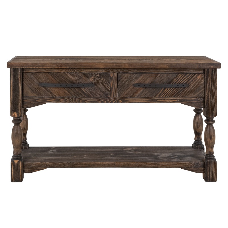 Dutton – Console / Sofa Table – Caramel Brown