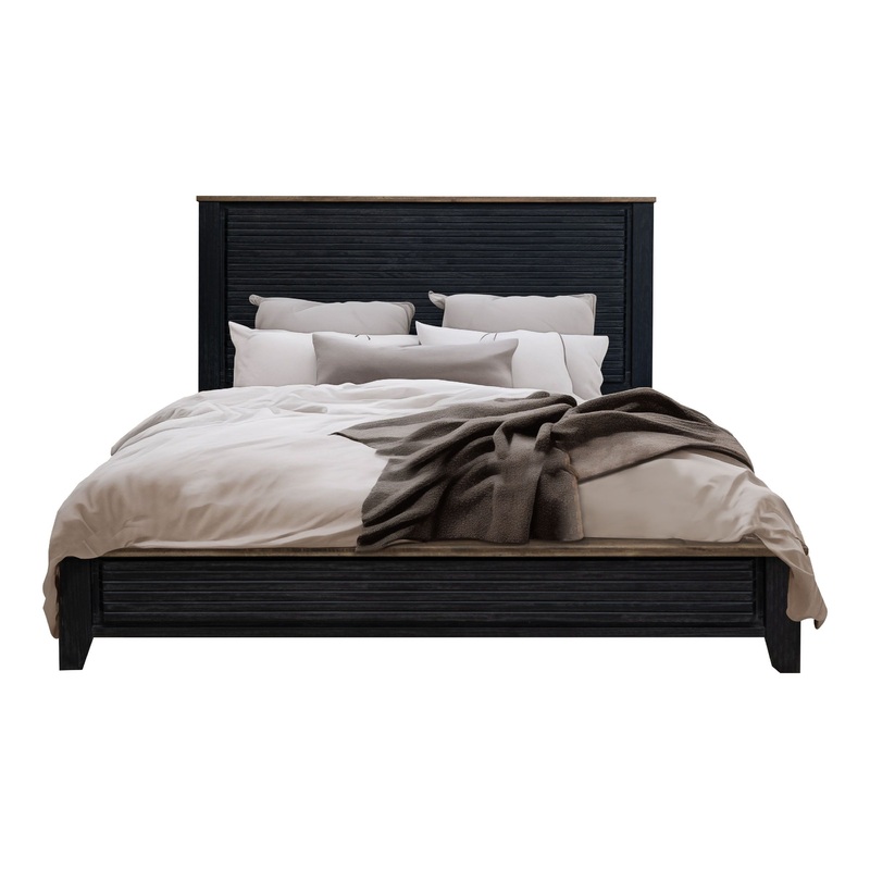 Empire – Panel Bed|Dark Brown|King|Queen