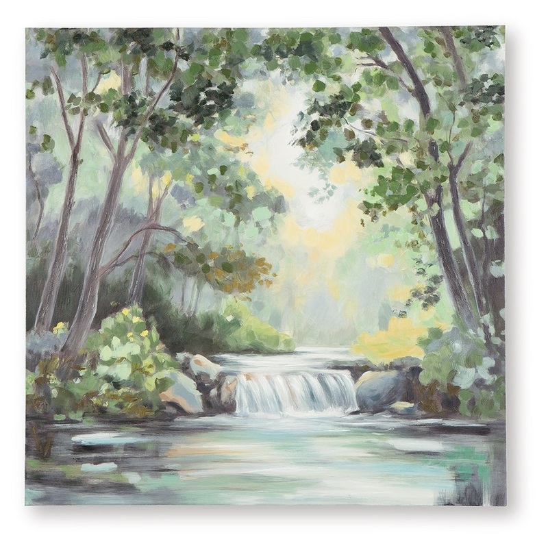 Evermaddick – Green / Gray / White – Wall Art
